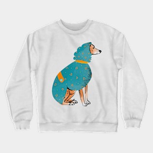 Dog in Popons Crewneck Sweatshirt